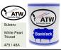 Preview: Subaru, White Pearl Tricoat, 475 / 48A: 1L Lackdose, von ATW Autoteile West.